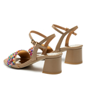 Sandały R.Polański 1123/A - Camel Lico