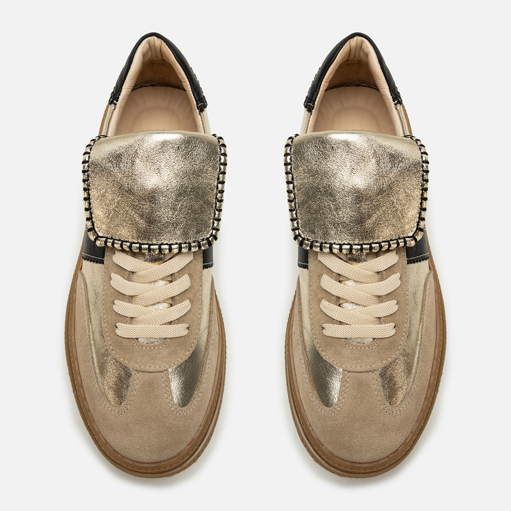 Sneakersy R.Polański 2154 - Złoty