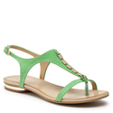 Sandały 826 - Zielony Zamsz