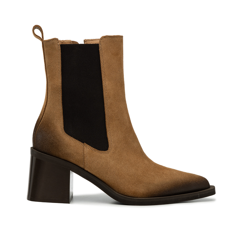 Botki R.Polański 2034 - Camel Zamsz