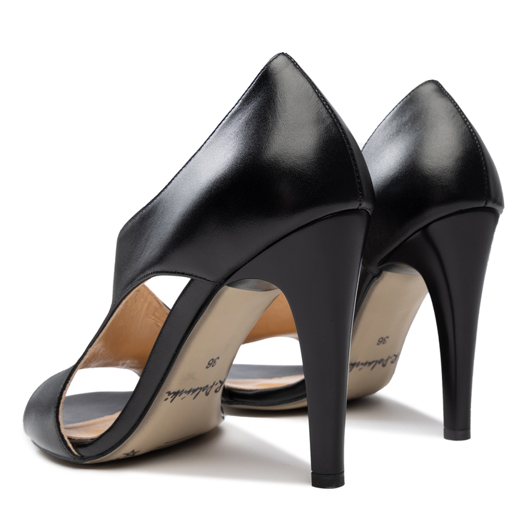 Czółenka 720/N - Czarny Lico