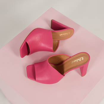 Klapki R.Polański 1490 - Fuksja Polina 559 Lico