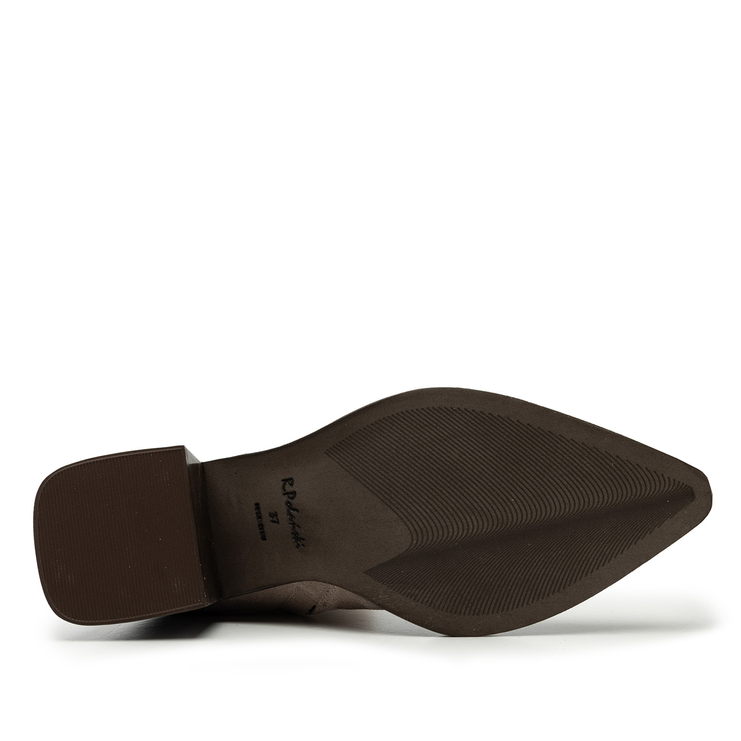 Botki R.Polański 2034 - Cappucino 42 Zamsz