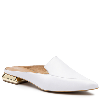 Klapki 1013 - Biały Lico