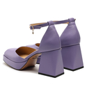 Sandały R.Polański 1454 - Fioletowy Polina 288 Lico