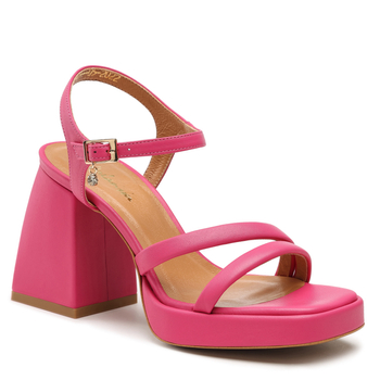 Sandały R.Polański 1458 - Fuksja Polina 559 Lico