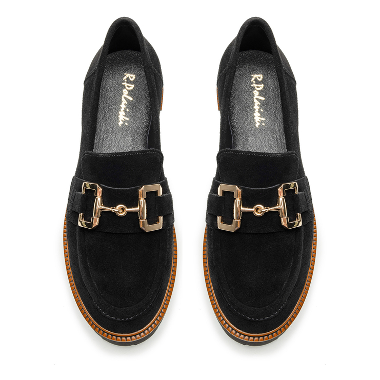 Półbuty R.Polański 1602 - Czarny Zamsz