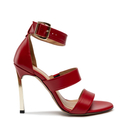 Sandały R.Polański 1287/A - Czerwony Lico