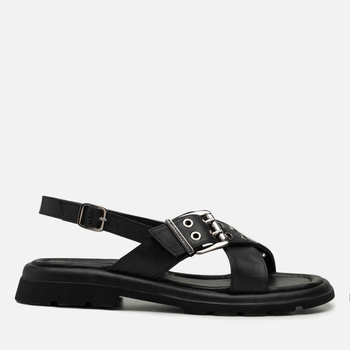 Sandały R.Polański 2210 - Czarny Lico