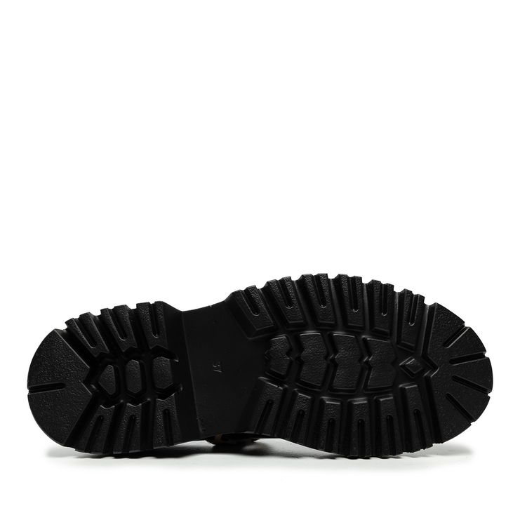 Półbuty R.Polański 2007 - Czarny Lakier/Pantera