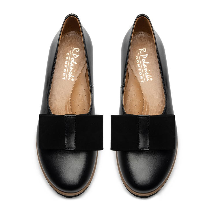 Półbuty R.Polański 1125 - Czarny Lico Comfort