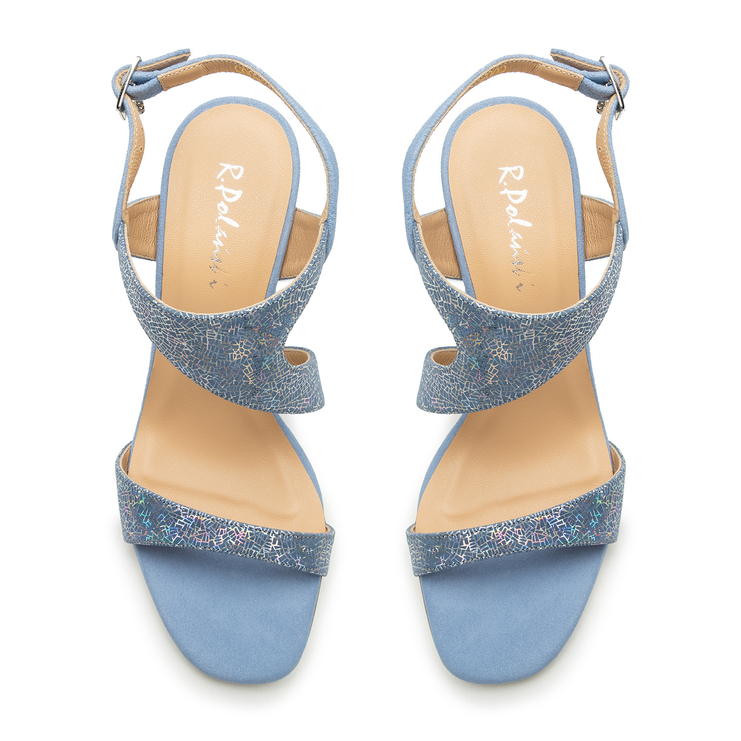 Sandały R.Polański 1681 - Niebieski