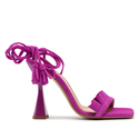 Sandały R.Polański 1324 - Fuksja Zamsz