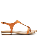 Sandały 826 - Pomarańczowy Zamsz