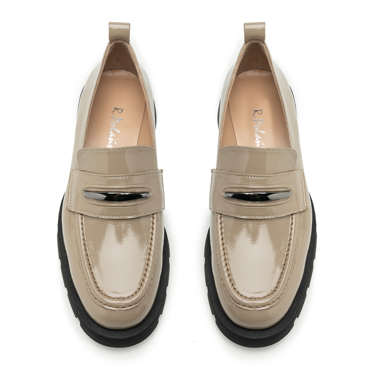 Półbuty R.Polański 2080 - Cappuccino Naplak