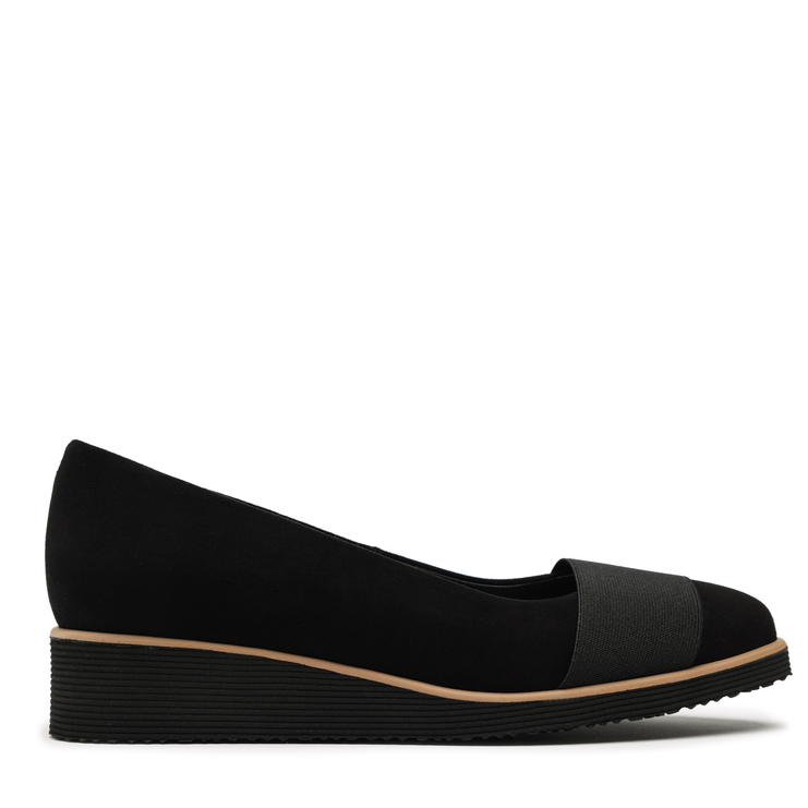 Półbuty R.Polański 1161 - Czarny Zamsz