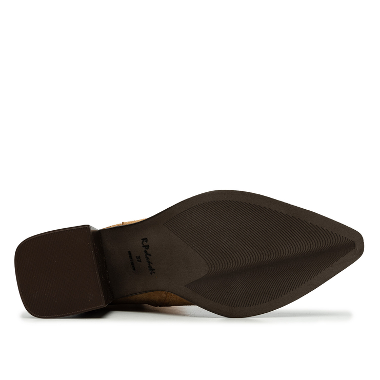 Botki R.Polański 2034 - Camel Zamsz