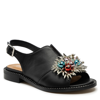 Sandały R.Polański 1438 - Czarny Icar Lico