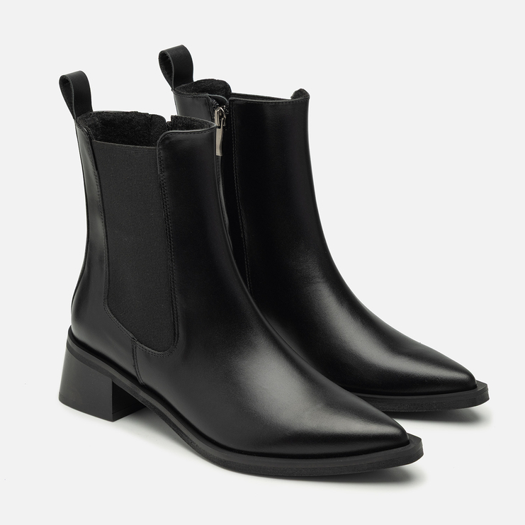 Botki R.Polański 2071/K - Czarny Lico