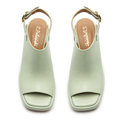Sandały R.Polański 1496 - Zielony Polina 586 Lico