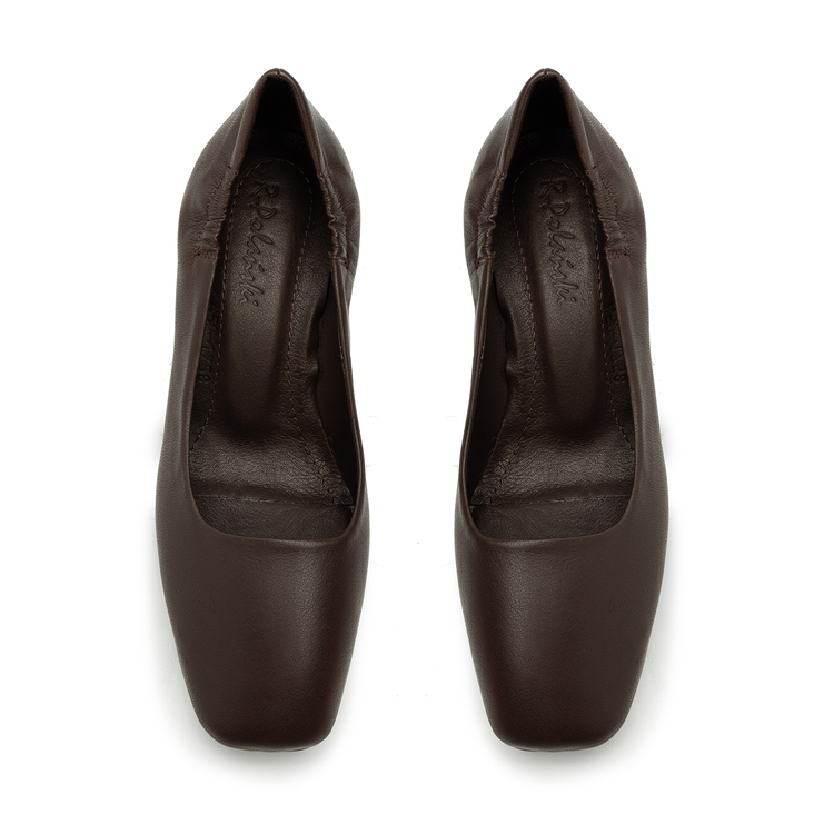 Czółenka R.Polański 2049 - Brązowy Lico