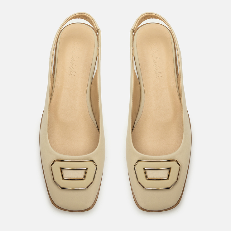 Sandały R.Polański 2217 - Beżowy Lico