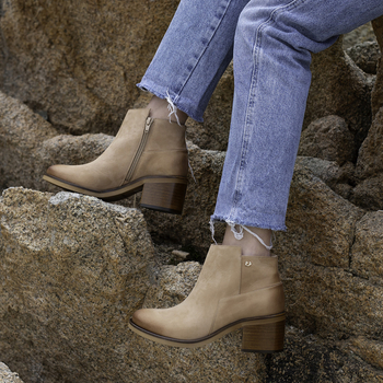 Botki 1153 - Camel Nubuk