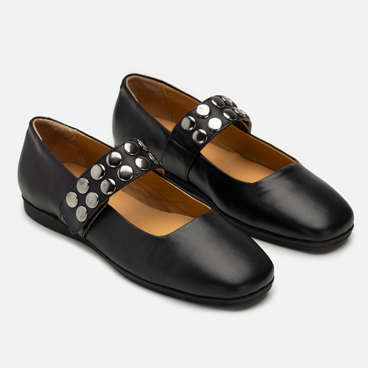 Baleriny R.Polański 2206 - Czarny Lico