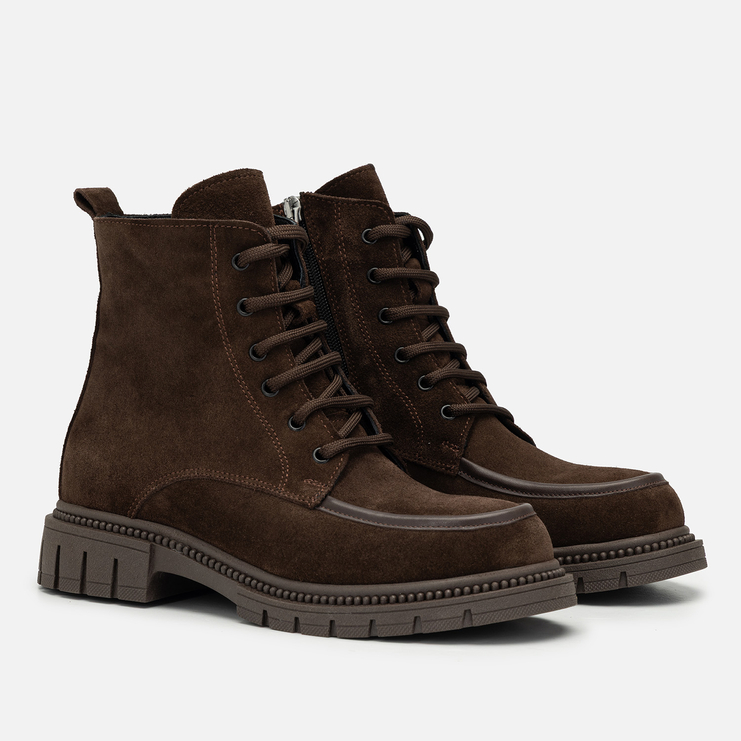 Trapery R.Polański 2232 - Brązowy Zamsz