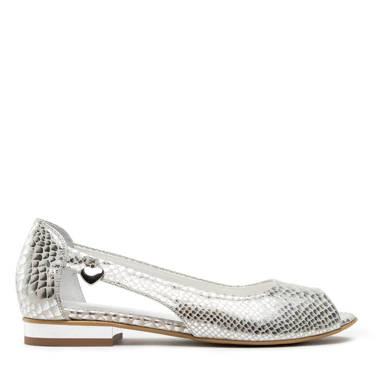 Sandały R.Polański 1098 - Srebrny