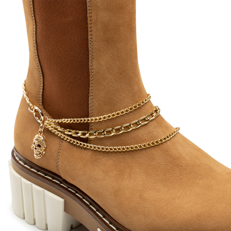 Botki R.Polański 1337 - Camel Nubuk