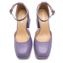 Sandały R.Polański 1454 - Fioletowy Polina 288 Lico