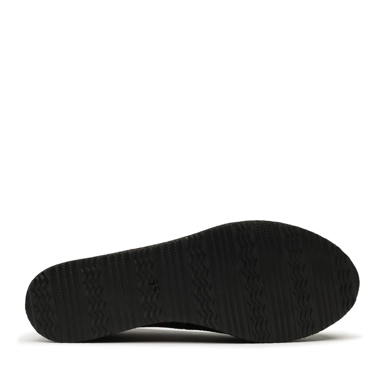 Półbuty R.Polański 1126 - Czarny Kwiat Comfort