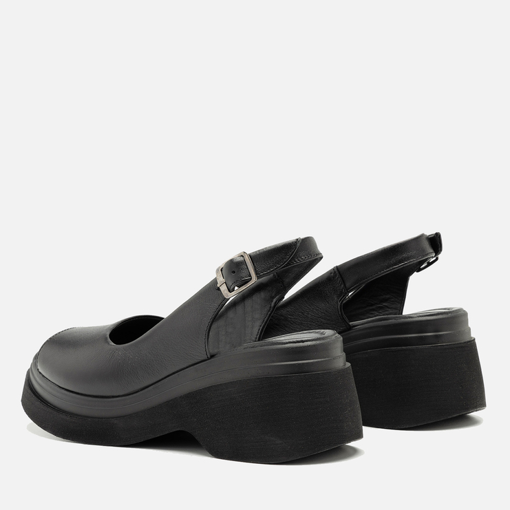 Sandały R.Polański 2120 - Czarny Lico