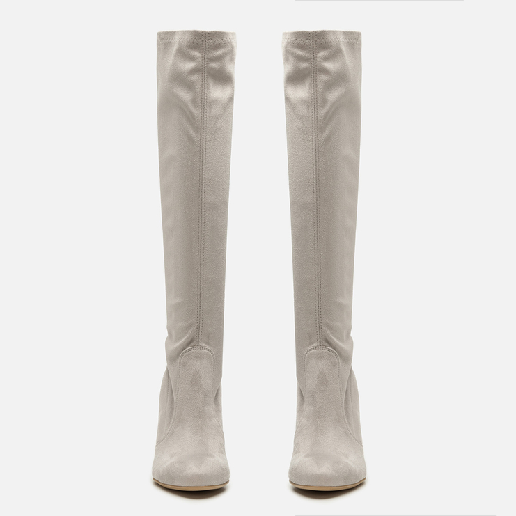 Kozaki R.Polański 761/K - Szary Zamsz