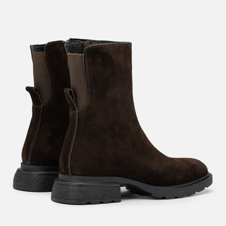 Botki R.Polański 2246 - Brązowy Zamsz