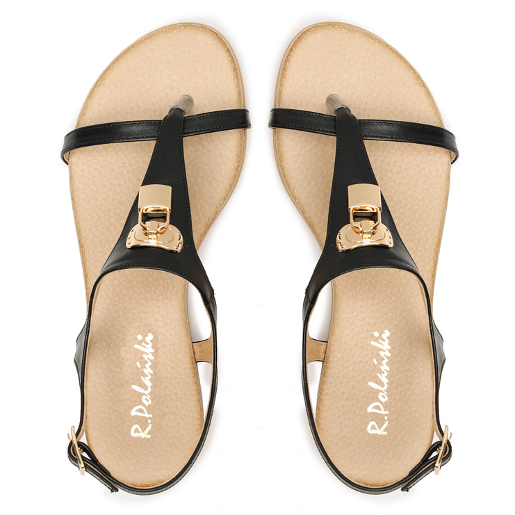 Sandały 1100 - Czarny Lico