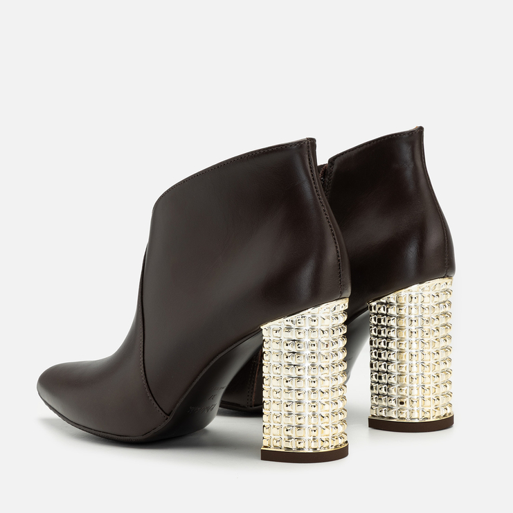 Botki R.Polański 975 - Brązowy Lico