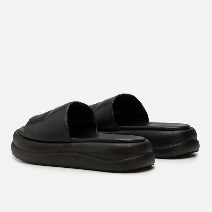 Klapki R.Polański 2197 - Czarny Lico