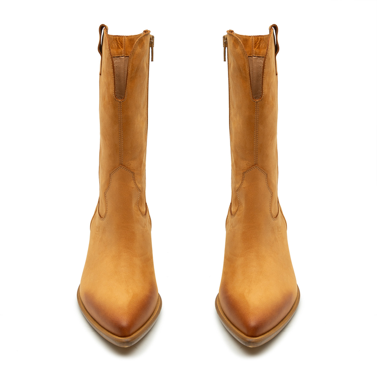 Botki R.Polański 1420 - Rudy C Nubuk