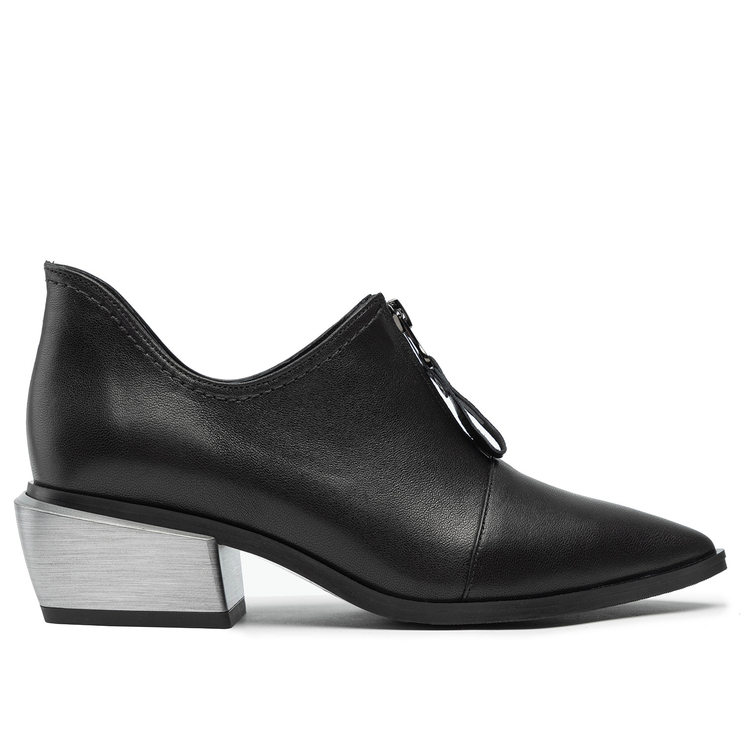 Półbuty R.Polański 1441 - Czarny Lico