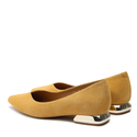 Baleriny R.Polański 1006 - Yellow Zamsz