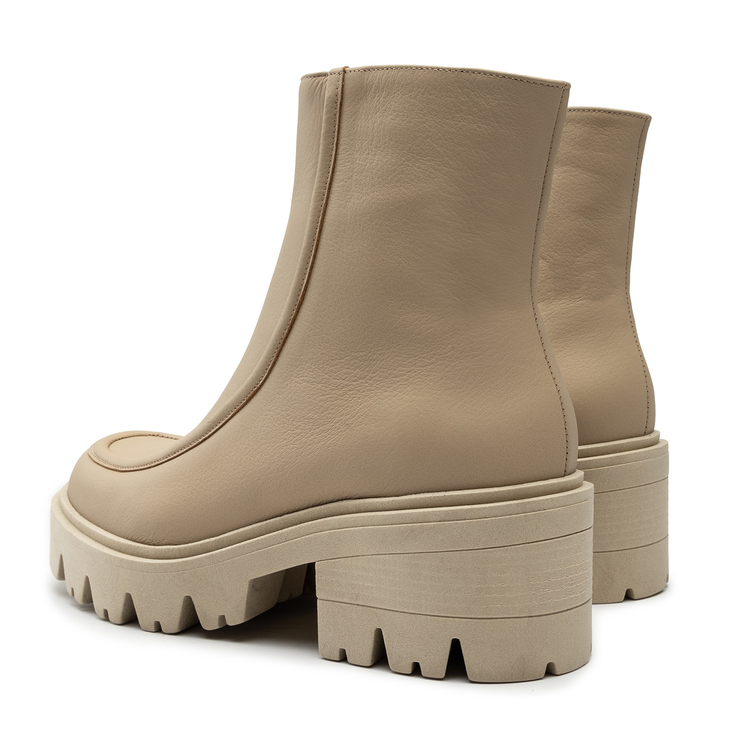 Botki R.Polański 1509 - Beżowy Lico