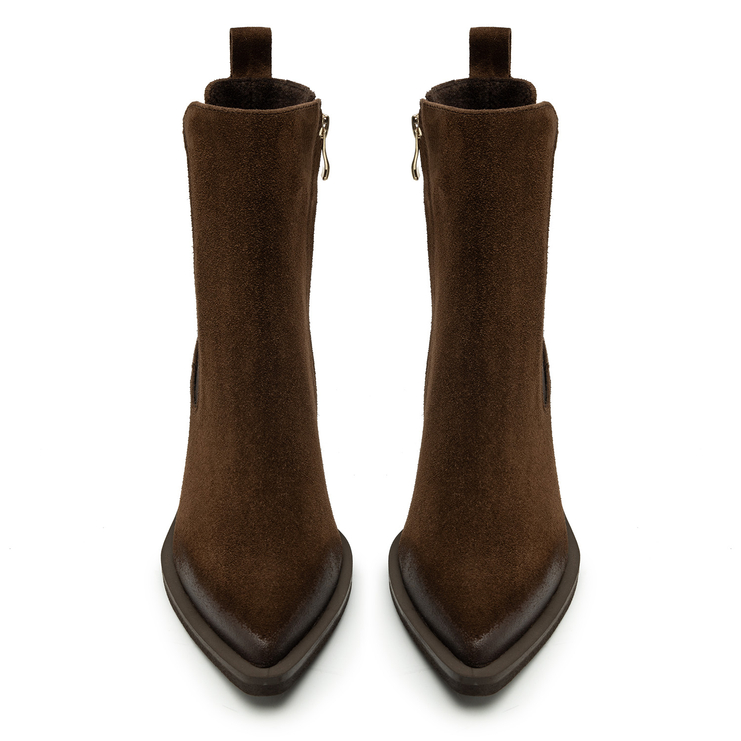 Botki R.Polański 2034/K - Rust Zamsz