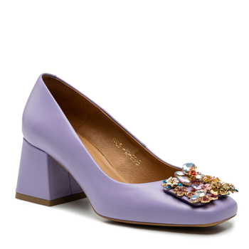 Czółenka R.Polański 1623 - Fioletowy Polina 288 Lico