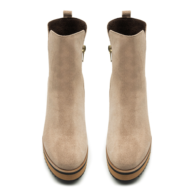 Botki R.Polański 1931 - Beżowy Zamsz