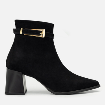 Botki R.Polański 2228 - Czarny Zamsz