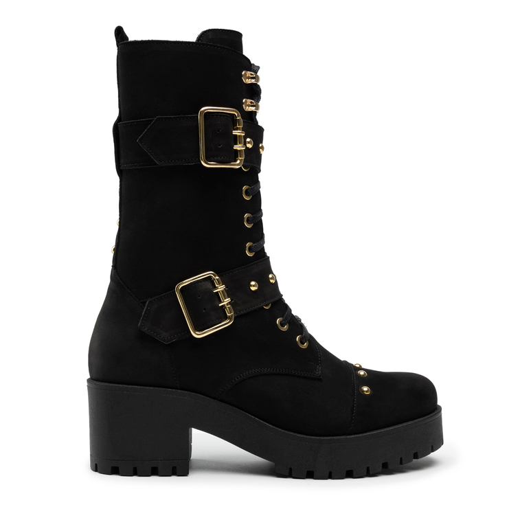 Trapery R.Polański 1172 - Czarny Nubuk