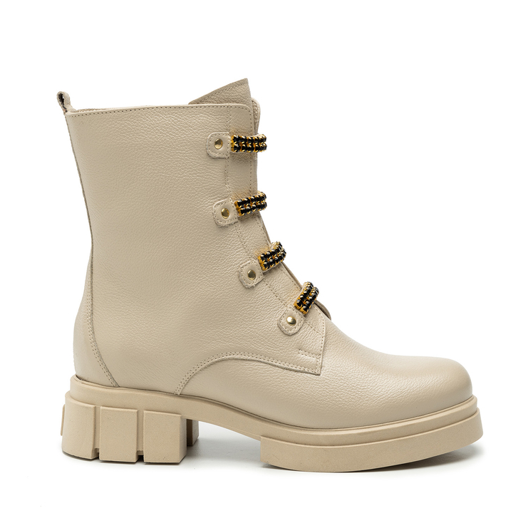 Botki R.Polański 2039 - Beżowy Lico