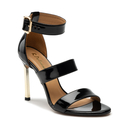 Sandały R.Polański 1287/A - Czarny Lakier